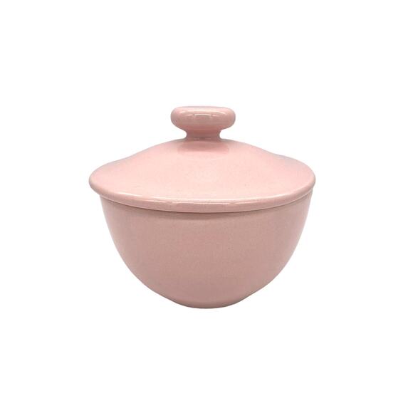 Sado International Pink Sugar Bowl w/ Lid Made in Portugal - Picture 1 of 5